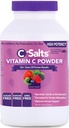 C-Salts Vitamin C Powder Supplement - 100% Pure High Dose Buffered Vitamin C Powder for Immune Support - Organic, Sugar-Free, Vegan, Non-GMO, Stomach-Friendly, Mixed Berry 26oz