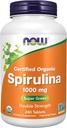 NOW Foods Spirulina Double Strength, 1000 mg Organic - 240 Tablets