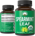 Peak Performance USDA Organic Spearmint Capsules. Organic Vegan Spearmint Leaf Pills for Digestive Support, Ingestion, and More. USA Tested Supplement for Women and Men.