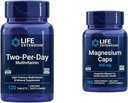 Life Extension Two-Per-Day High Potency Multi-Vitamin & Mineral Supplement & Magnesium Caps, 500 mg, Magnesium Oxide, Citrate, Succinate