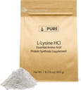 Pure Original Ingredients L-Lysine HCl (1lb) Alpha Amino Acid, Non-GMO, Gluten-Free