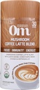 Superfood Coffee Latte Blend Mushroom Powder, Lion's Mane, Cordyceps, Reishi, Chaga, Energy & Mental Clarity Support Supplement, 240g, 8.47 Oz