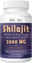2000 MG Shilajit Supplement,Shilajit Resin Organic,Shilajit Capsules,100% Pure Shilajit with 85+ Trace Minerals & 60% Fulvic Acid,Boost Energy & Immunity,Vegetarian,Natural,60 Capsules