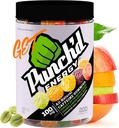 Punch'd Energy Natural Caffeine Gummies (200 Count Value Jar) 100mg of Caffeine per 10 Gummies, Clean Label, Ultra Low Glycemic, Low Calorie, Vitamin C