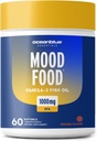 Oceanblue Essentials Mood Food Omega-3 | Triple Strength Fish Oil 1000mg EPA for Mood Support | Burpless Mini Softgels | Heart Health, Non-GMO (60 Count)