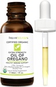 RejuveNaturals Extra Strength Oil of Oregano, USDA Organic, 1 fl oz (30ml Liquid) Wild, Mediterranean Oregano Oil. Concentrated Immune Support Drops. Gluten Free, Vegan & Non-GMO. Min 77% Carvacrol