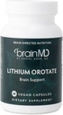 BRAINMD Dr Amen Lithium Orotate - 60 Capsules - Brain Support - Gluten Free - 60 Servings