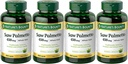 Nature's Bounty Saw Palmetto 450 mg Capsules 250 ea (Pack of 4)