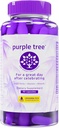 purple tree Post-Celebration Wellness Supplement | Liposomal Dihydromyricetin (DHM), L-Glutathione, Milk Thistle for Liver Support & Hydration | Electrolytes, B Vitamins, Willow Bark | 90 Pills