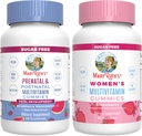 MaryRuth Organics Prenatal Postnatal Multivitamin Gummies (Strawberry) & Women's | USDA Organic | Vitamins for Breastfeeding, Beauty, & Immunity | Vegan, No Gelatin
