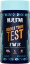 Blue Star Nutraceuticals Status - Testosterone Booster for Men - w/KSM 66 Ashwagandha - Invigorate Stamina, Muscle Growth & Energy | Natural Test Booster Support - 90 Veggie Capsules