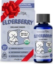 Legendairy Milk Organic Elderberry Drops - Baby Multivitamin with Echinacea, Vitamin C & Zinc for Immune Support - Ideal for Babies & Toddlers, Non-GMO - 30 Servings