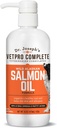 VetPro Complete Wild Alaskan Salmon Oil Formula Supplement for Dogs & Cats, 16 Ounces, Omega 3 & 6 Liquid Fish Oil, EPA + DHA Fatty Acids, Coat & Joint Support, Helps Dry Skin & Allergies, Add to Food