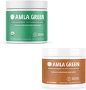 Amla Powder & Green Tea Superfood Supplement, Antioxidant Support, Made with Indian Gooseberries (90 Servings) & Pumpkin Spice (30 Servings), Organic, Vegan