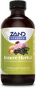 ZAND HERBALS Insure Herbal Liquid Blend - 17 Wellness Ingredients - w/Echinacea, Elderberry, Ginger, Sage, Peppermint and More - Gluten Free, Vegan, Non-GMO, 60-Day Guarantee, 197 Servings, 8 FL OZ