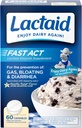 Lactaid Fast Act Lactose Intolerance Relief Chewables with Natural Lactase Enzyme to Prevent Gas, Bloating & Diarrhea Due to Lactose Sensitivity, On-the-Go, Vanilla Twist Flavor, 60 x 1 ct