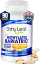 Shiny Leaf Methylated Bariatric Multivitamin Without Iron – Vitamins for Gastric Bypass & Sleeve, 1 Daily Capsule W Methylated Folate, B12, A, C, D, K & More. Vegetarian, Soy-Free, USA Made (90 Ct.)
