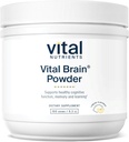 Vital Nutrients Vital Brain Powder | Phosphatidylserine, Acetyl-L-Carnitine Brain Supplement | Nootropic | Healthy Cognitive Function, Memory, Learning* | Gluten, Dairy, Soy Free | Lemon | 150g