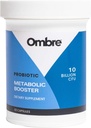 Ombre Metabolic Booster Probiotic - Supports Metabolism, Healthy Weight Management & Digestion - Energy & Gut Health Supplement for Women and Men - 10 Billion CFU, Prebiotic Fiber, Vegan, 30 Servings