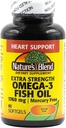 Nature's Blend Fish Oil 1760 mg Omega 3 Extra Strength - 60 Softgels