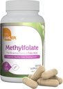 Zahler Methylfolate - Supports Healthy Fetal Development and Genetic Health - Methylated Folic Acid from 1000 mcg DFE L-Methylfolate - Kosher Non GMO Methyl Folate Supplement for Women (60 Capsules)