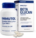 Immutol Immune Support Supplement with 750mg of Beta Glucan 1,3 1,6 - Natural Ingredients, High Potency to Boost Immunity and Overall Wellness, 60 Capsules (60)