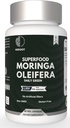 Organic Moringa Capsules | Green Moringa Leaf Supplement for Energy, Metabolism & Immune Support – 60 Capsules, Natural Superfood