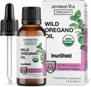 ImunShield Wild Oregano Oil Organic Liquid Drops - Hand-Picked Oregano with 86-90% Carvacrol for Immune and Digestive Support - Vegan, Non-GMO, Gluten-Free, 1 fl. oz./ 30ml