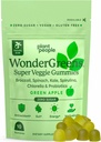 Plant People WonderGreens Veggie Gummies Super Greens with Probiotics Multivitamin Support Gummy for Wellbeing, Energy, Immune and Gut Health, Green Apple Flavor (Trial Size, 10 Count)