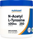 Nutricost Pure N-Acetyl L-Tyrosine (NALT) Powder 100 Grams