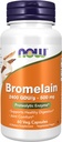 NOW Foods Supplements, Bromelain (Natural Proteolytic Enzyme) 2,400 GDU/g - 500 mg, Natural Proteolytic Enzyme*, 60 Veg Capsules