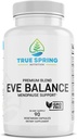 Eve Balance Menopause Support - Complete Supplement for Women’s Total Menopause Relief, Hot Flashes, Joint Pain, and More - Premium Blend with Prebiotics & Probiotics