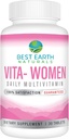 Best Earth Naturals VITA Women's Daily Multivitamin, Immune Support, Vitality & Well-Being, 100+ Vitamins, Minerals & Herbs