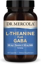 Dr. Mercola L-Theanine Plus GABA, 60 Capsules, Non-GMO, Gluten Free, Soy Free