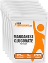 BulkSupplements.com Manganese Gluconate Powder - Manganese Supplements, Essential Trace Mineral - High Absorption & Gluten Free, 225mg per Serving, 1kg (2.2 lbs) (Pack of 5)