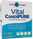 Vital Planet - Vital CandiPURE Intestinal Cleanse Formulated to Maintain a Healthy Intestinal Balance, 2-Part - 14 Day Kit, 56 Capsules, and 1fl oz Liquid Herbal Extract