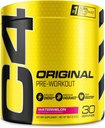Cellucor C4 Original Pre Workout Powder Watermelon Sugar Free Preworkout Energy Supplement for Men & Women 150mg Caffeine + Beta Alanine + Creatine 30 Servings