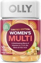 OLLY Women's Multi, Vitamins A, C, D, E, B, Zinc, Limited Edition, Cozy Crème Brulee - 50ct