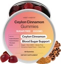 Ceylon Cinnamon Gummies – 2000mg Cinnamon Complex with Chromium – Sugar-Free Vegan Supplement in Plastic-Free Recyclable Tins – Delicious Apple Pie Flavor – Gluten-Free, Non-GMO