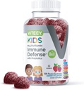 Viteey Kids Multivitamin Gummies with Probiotics - 8-1 Kids Vitamins for Immune Health Support with Vitamin C, D3, B12, B6, Zinc, Elderberry, Selenium - Vegetarian - Chewable Tasty Berry Flavored