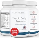 Dr. Westin Childs - Thyroid Daily Essentials - Multivitamin for Women with Immune & Stress Support - Iodine, Zinc, Selenium, Fulvic Acid, Activated B Vitamins, K2, L-Tyrosine, Rhodiola - 240 Capsules