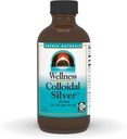 Source Naturals Wellness Colloidal Silver, 30 ppm, Non-GMO Liquid Dietary Supplement That Supports Physical Well Being* - 2 Fluid oz