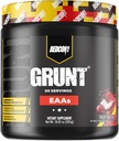 REDCON1 Grunt EAAs, Tiger's Blood - Sugar Free, Keto Friendly Essential Amino Acids Powder - Post Workout Powder Containing 9 Amino Acids to Help Train, Recover, Repeat (30 Servings)