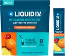 Liquid I.V.® Hydration Multiplier® - Tropical Punch - Hydration Powder Packets | Electrolyte Powder Drink Mix | Convenient Single-Serving Sticks | Non-GMO | 16 Servings (Pack of 12)