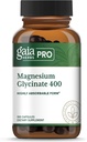 Gaia Herbs PRO Magnesium Glycinate 400mg - Highly Absorbable Supplement Supports Relaxation - Energy Support Supplement with Magnesium Glycinate* - Vegan, Gluten-Free - 180 Capsules (60 Servings)