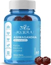 (60 Count) Ashwagandha Gummies KSM-66 - Mixed Berry, Vegan, Plant Based, Non-GMO, Gluten-Free & Gelatin Free Relax, Organic Ashwa Root Extract Supplement for Immune Support