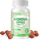 Magnesium Supplement Softgels, Easy Absorption Magnesium Glycinate 500mg, High Bioavailability Magnesium for Sleep & Calm Support, Nervous, Muscle & Bone Health 120 Softgels