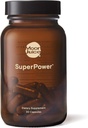 Moon Juice - Superpower (30 Veggie Capsules) - Immune Support Supplement - Vitamin C, Vitamin D, Zinc, Reishi Mushrooms - Reusable Glass Bottle - 3rd Party Tested - 100% Traceable - Vegan, Non GMO