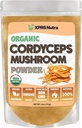 XPRS Nutra Organic Cordyceps Mushroom Powder - Premium Cordyceps Mushrooms - Real Mushrooms Cordyceps Powder Supplement for Energy and Immune Support - Vegan-Friendly Mushroom Cordyceps (4 oz)