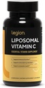 LEGION Liposomal Vitamin C Supplement - High Absorption Liposomal VIT C Supplement for Women & Men - Natural Vitamin C Supplements for Immune System Support (60 Vitamin C Capsules)